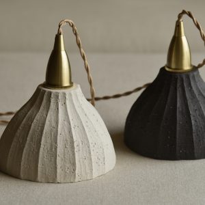 倫花吊燈-顆粒白 E14 直徑14