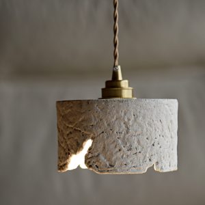 筒型吊燈-石質白 E27 直徑16