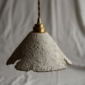 私密內容: 斗笠吊燈-石質白 E27 直徑22